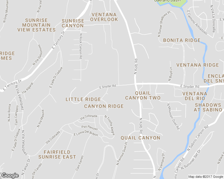 map of restaurants, bars, coffee shops, grocery stores, and more near 6981 East Jagged Canyon Place in Tucson