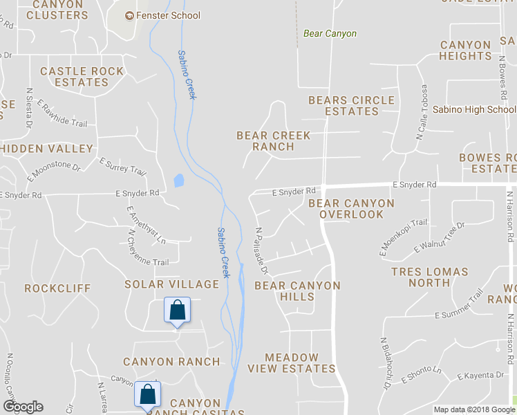 map of restaurants, bars, coffee shops, grocery stores, and more near 4740 North Palisade Drive in Tucson