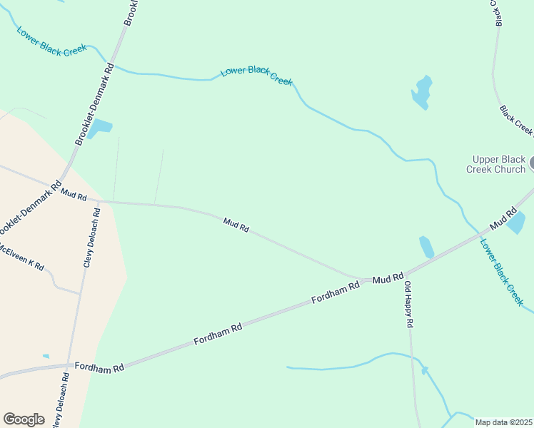 map of restaurants, bars, coffee shops, grocery stores, and more near 2013 Mud Road in Brooklet