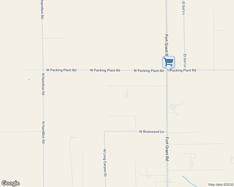 map of restaurants, bars, coffee shops, grocery stores, and more near 3219 Escondido Road in Willcox