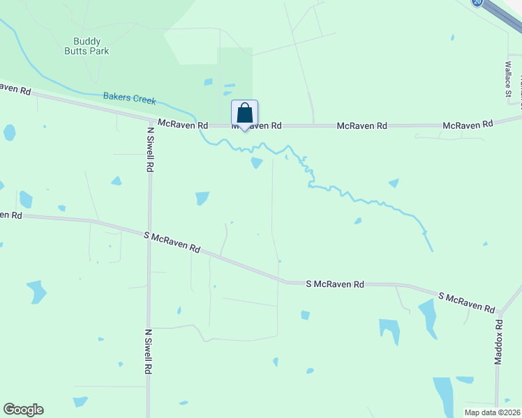 map of restaurants, bars, coffee shops, grocery stores, and more near 2323 North Pine Lea Drive in Jackson