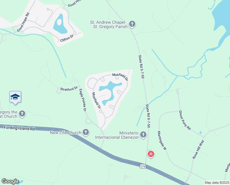 map of restaurants, bars, coffee shops, grocery stores, and more near 12 Royal Bay Circle in Bluffton