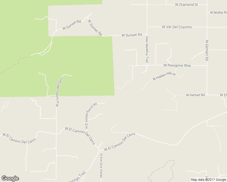 map of restaurants, bars, coffee shops, grocery stores, and more near 4788 North El Adobe Ranch Road in Tucson