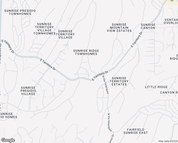 map of restaurants, bars, coffee shops, grocery stores, and more near 4852 North Territory Loop in Tucson