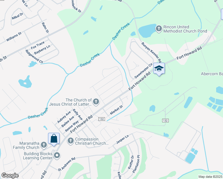 map of restaurants, bars, coffee shops, grocery stores, and more near 312 Windmill Drive in Rincon