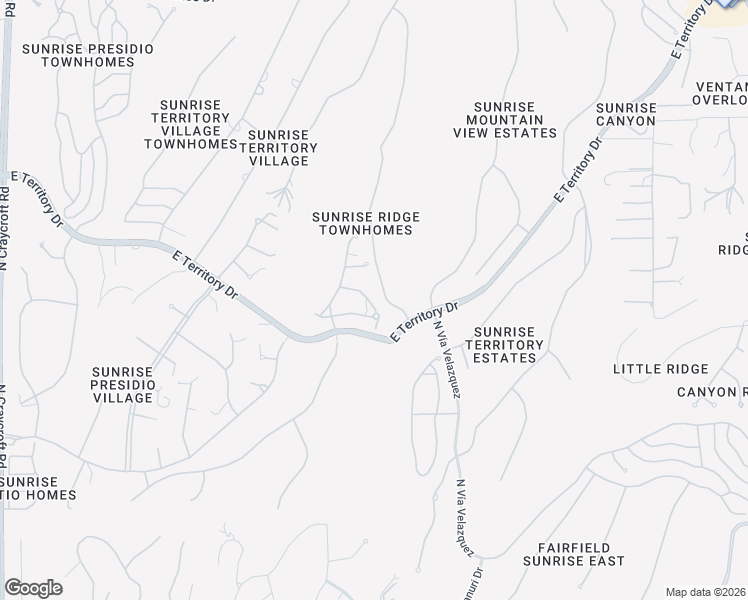 map of restaurants, bars, coffee shops, grocery stores, and more near 4852 North Territory Loop in Tucson