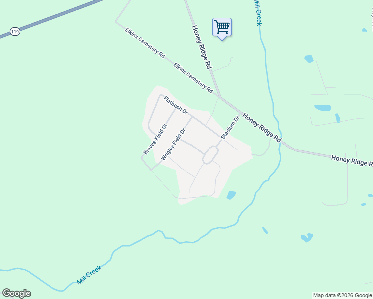 map of restaurants, bars, coffee shops, grocery stores, and more near 203 Cooperstown Drive in Guyton