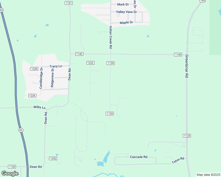 map of restaurants, bars, coffee shops, grocery stores, and more near 12871 County Road 1139 in Tyler