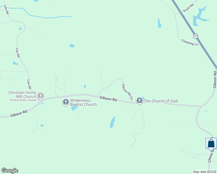 map of restaurants, bars, coffee shops, grocery stores, and more near 119 Gibson Road Circle in Vicksburg