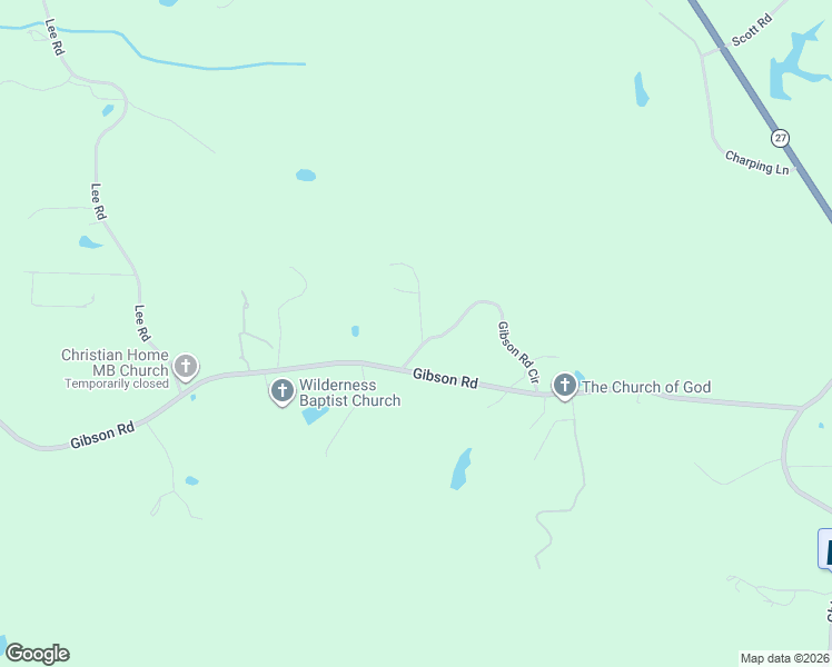 map of restaurants, bars, coffee shops, grocery stores, and more near 1-19 Gibson Road Circle in Vicksburg