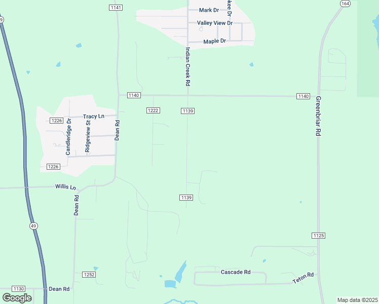 map of restaurants, bars, coffee shops, grocery stores, and more near 12871 County Road 1139 in Tyler