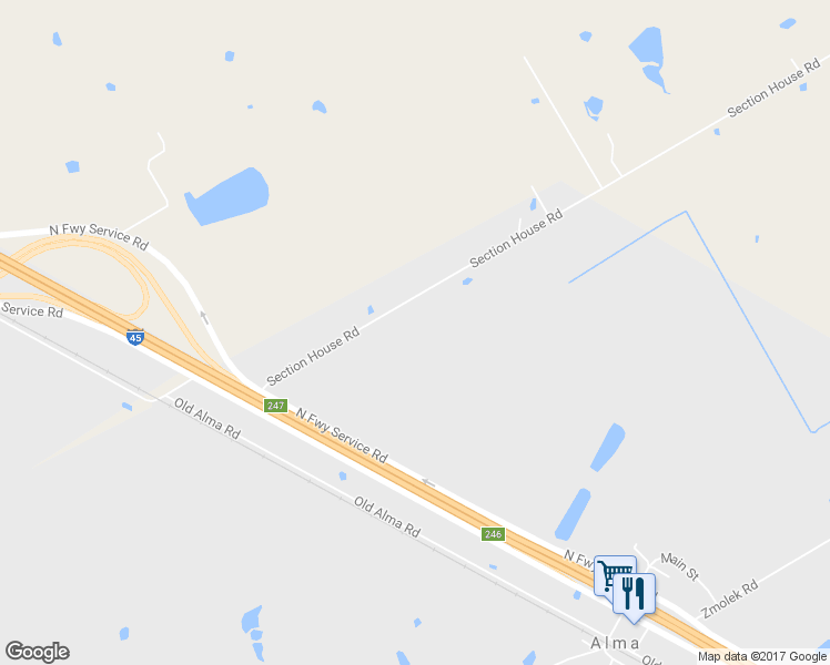 map of restaurants, bars, coffee shops, grocery stores, and more near 314 Section House Road in Ennis