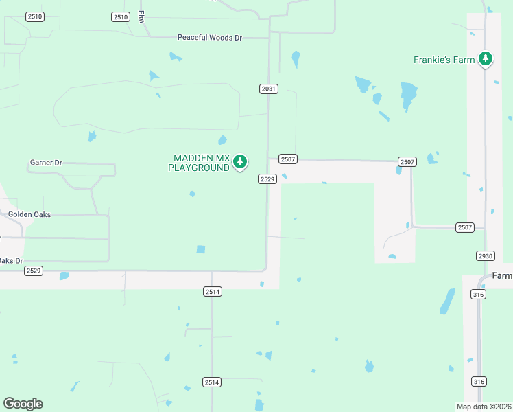 map of restaurants, bars, coffee shops, grocery stores, and more near 17950 County Road 2529 in Eustace