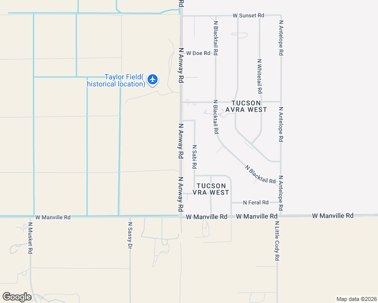 map of restaurants, bars, coffee shops, grocery stores, and more near 5091 North Sabi Road in Marana