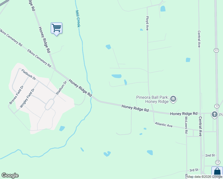 map of restaurants, bars, coffee shops, grocery stores, and more near 111 Cameron Oaks Drive in Guyton