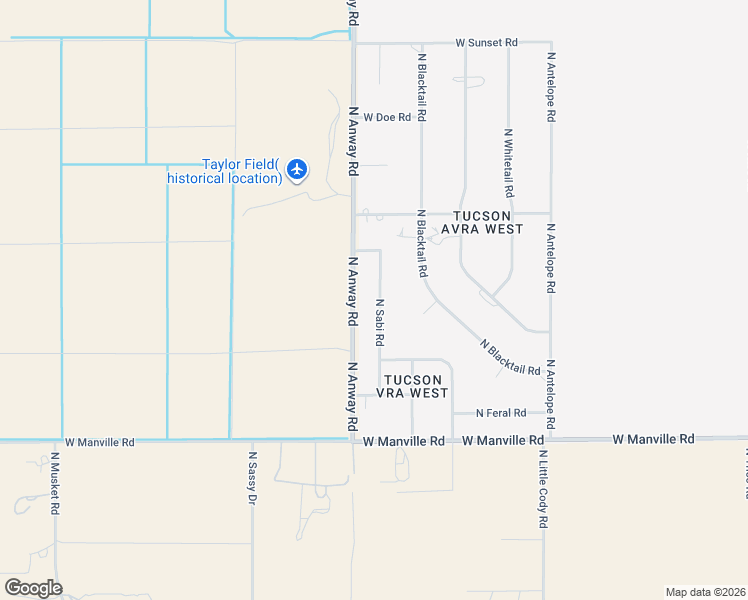 map of restaurants, bars, coffee shops, grocery stores, and more near 5091 North Sabi Road in Marana
