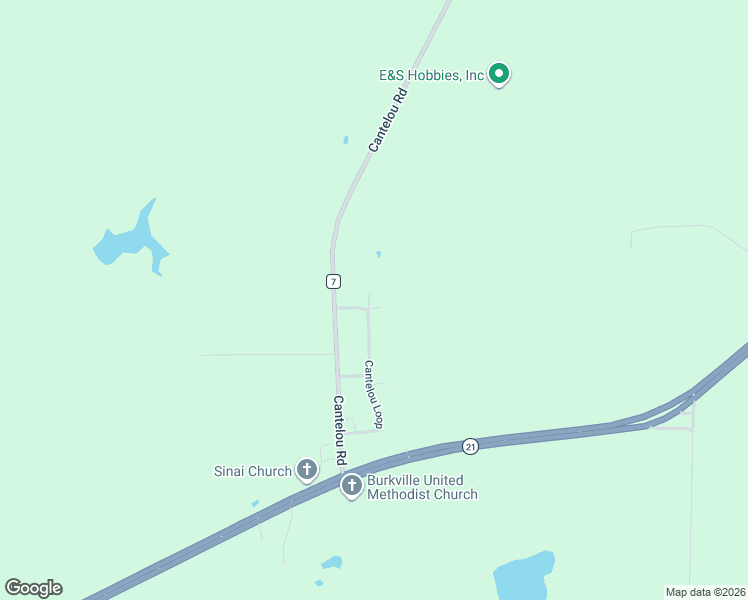 map of restaurants, bars, coffee shops, grocery stores, and more near 2905 Cantelou Loop in Montgomery