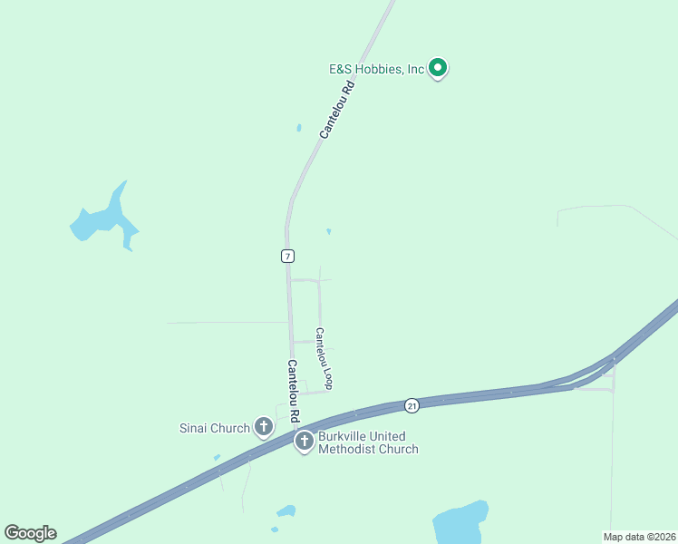 map of restaurants, bars, coffee shops, grocery stores, and more near 2905 Cantelou Loop in Montgomery