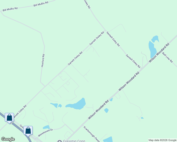 map of restaurants, bars, coffee shops, grocery stores, and more near Garrett Oxley Road in Eastman