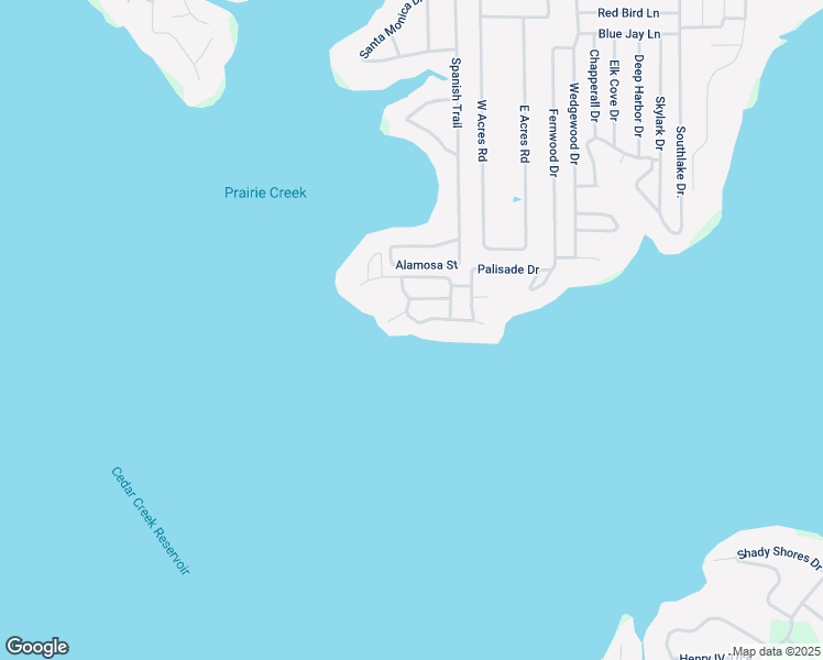 map of restaurants, bars, coffee shops, grocery stores, and more near 125 Briarwood Drive in Mabank