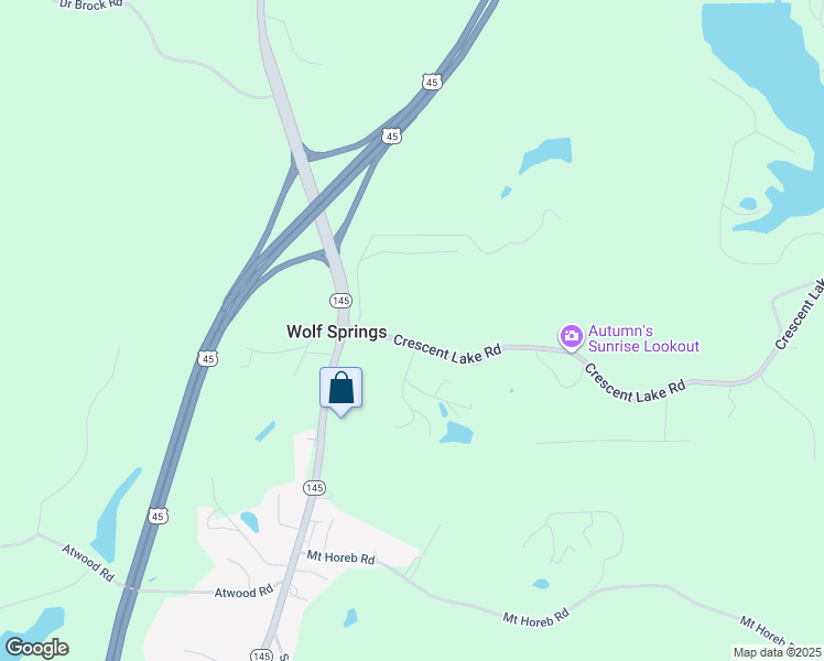 map of restaurants, bars, coffee shops, grocery stores, and more near 123 Crescent Lake Road in Meridian