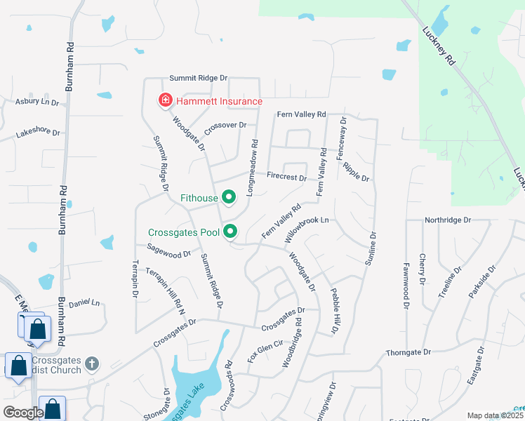 map of restaurants, bars, coffee shops, grocery stores, and more near 90 Wild Grove Place in Brandon