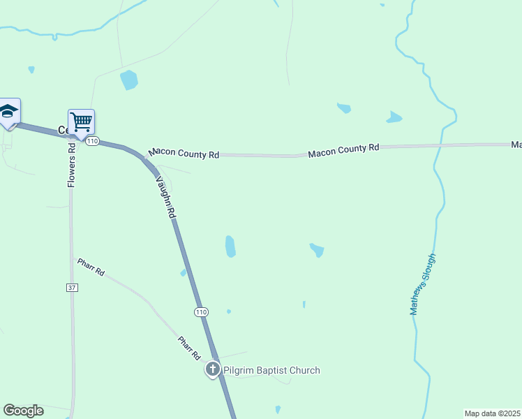 map of restaurants, bars, coffee shops, grocery stores, and more near in Cecil