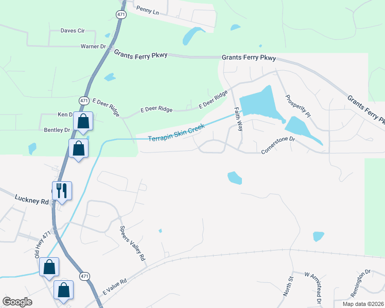map of restaurants, bars, coffee shops, grocery stores, and more near 356 Provision Parkway in Brandon