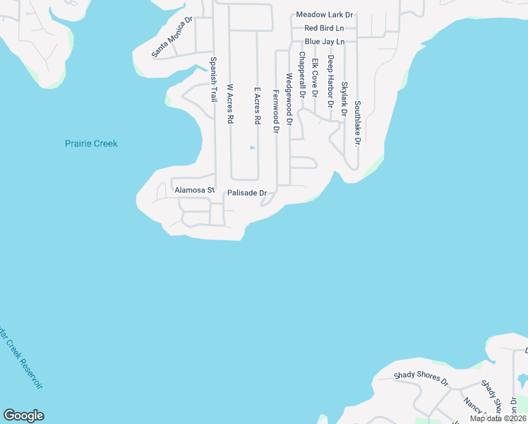 map of restaurants, bars, coffee shops, grocery stores, and more near 236 Palisade Loop in Mabank