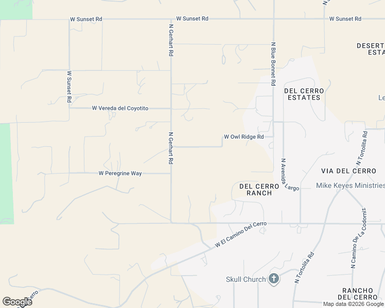 map of restaurants, bars, coffee shops, grocery stores, and more near 5731 West Owl Ridge Road in Tucson
