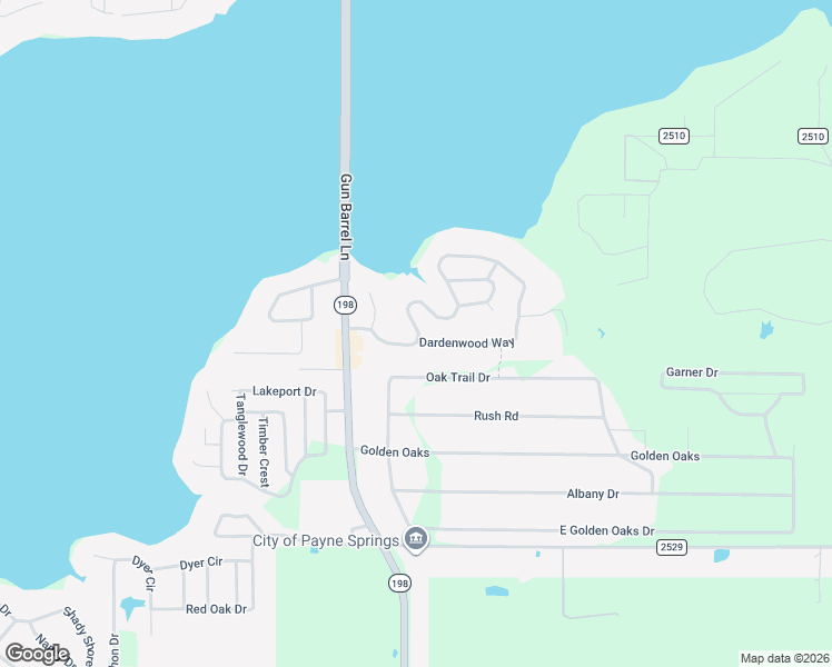 map of restaurants, bars, coffee shops, grocery stores, and more near 309 Whispering Oaks Trail in Mabank