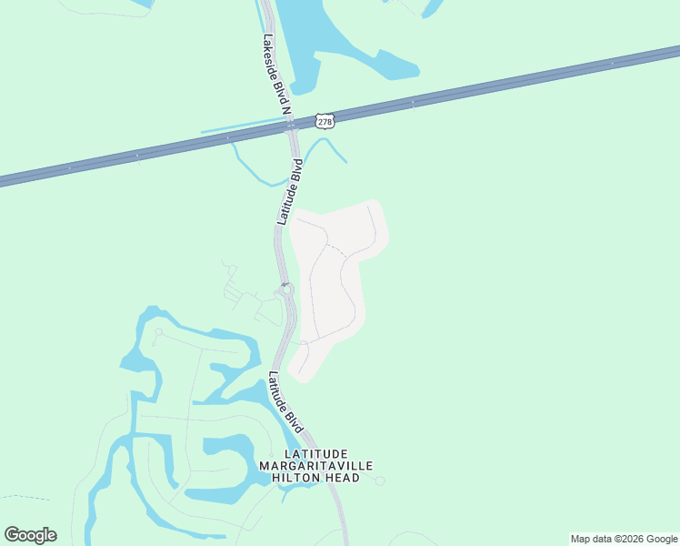 map of restaurants, bars, coffee shops, grocery stores, and more near Coral Reef Way in Bluffton