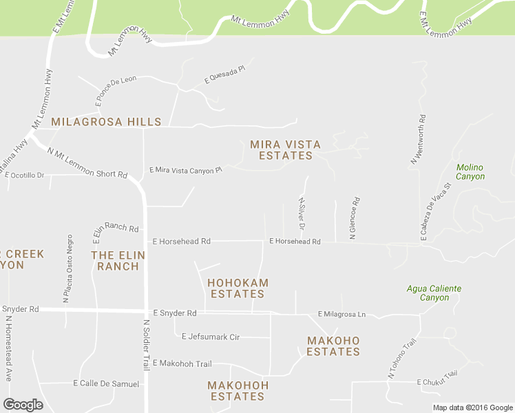 map of restaurants, bars, coffee shops, grocery stores, and more near 12225 East Horsehead Road in Tucson