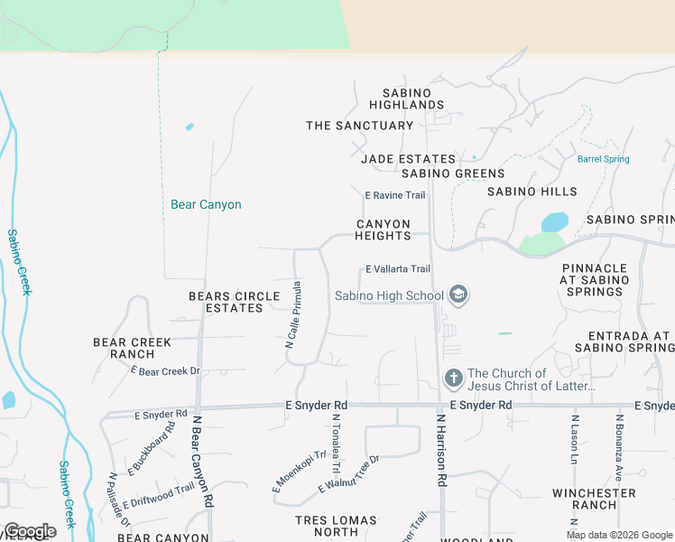 map of restaurants, bars, coffee shops, grocery stores, and more near 5160 North Calle Tobosa in Tucson