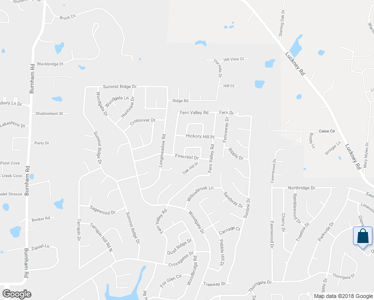 map of restaurants, bars, coffee shops, grocery stores, and more near 107 Woodcliff Place in Brandon