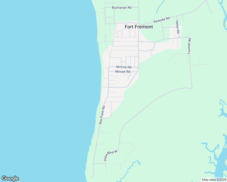 map of restaurants, bars, coffee shops, grocery stores, and more near 1187 Lands End Road in Saint Helena Island