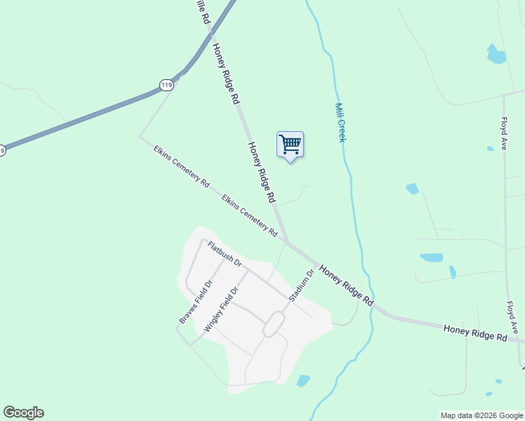 map of restaurants, bars, coffee shops, grocery stores, and more near 927 Honey Ridge Road in Guyton