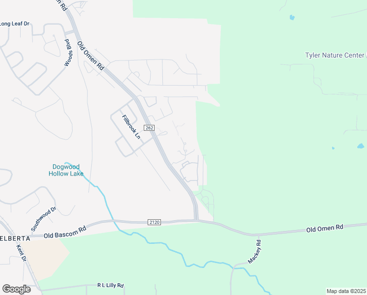 map of restaurants, bars, coffee shops, grocery stores, and more near 4250 Old Omen Road in Tyler