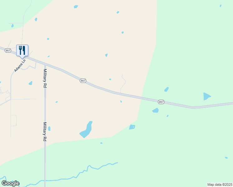 map of restaurants, bars, coffee shops, grocery stores, and more near 4313 Highway 467 in Edwards