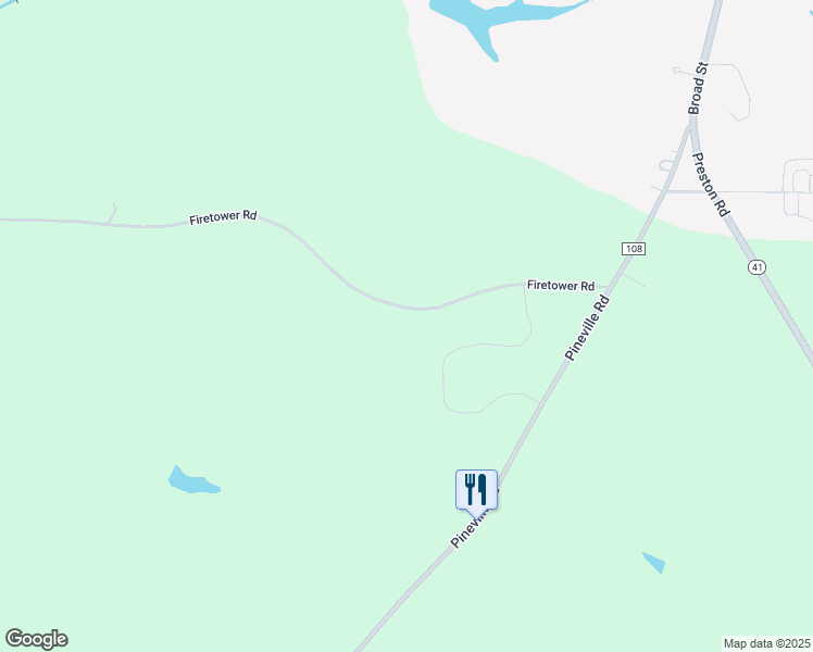 map of restaurants, bars, coffee shops, grocery stores, and more near Fire Tower Road in Buena Vista