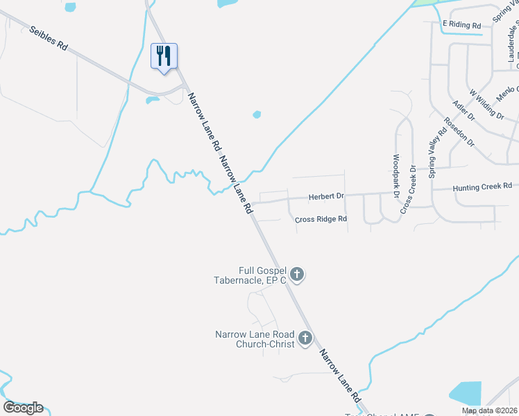 map of restaurants, bars, coffee shops, grocery stores, and more near 3100 Herbert Drive in Montgomery