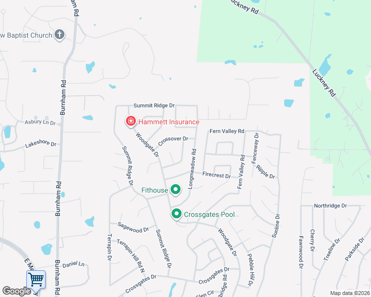 map of restaurants, bars, coffee shops, grocery stores, and more near 155 Forest Ridge Drive in Brandon
