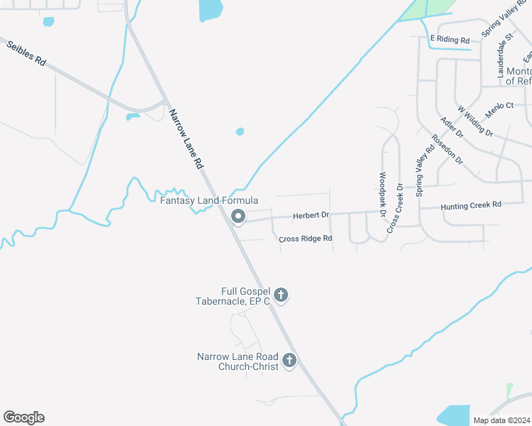 map of restaurants, bars, coffee shops, grocery stores, and more near 3233 Herbert Drive in Montgomery