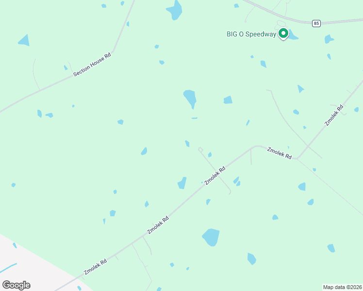 map of restaurants, bars, coffee shops, grocery stores, and more near 601 Zmolek Road in Ennis
