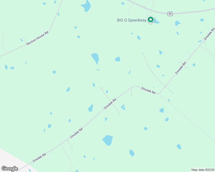 map of restaurants, bars, coffee shops, grocery stores, and more near 601 Zmolek Road in Ennis