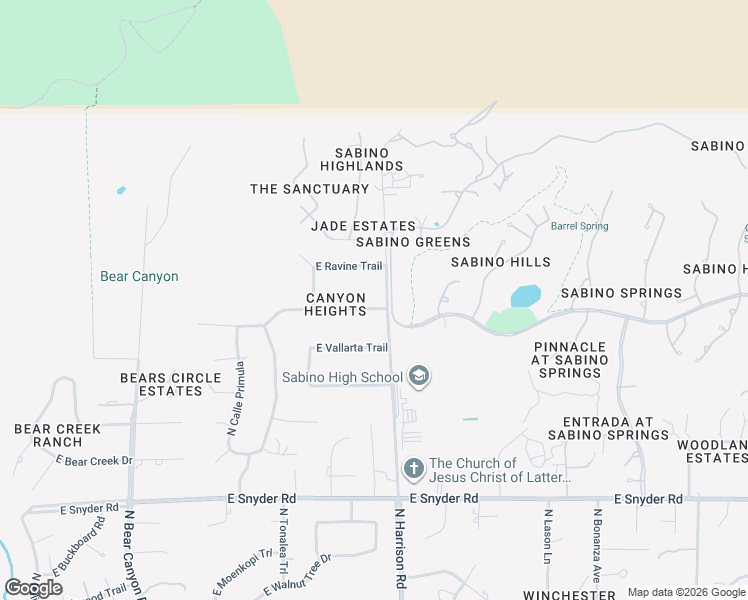map of restaurants, bars, coffee shops, grocery stores, and more near 5245 North Bowes Road in Tucson