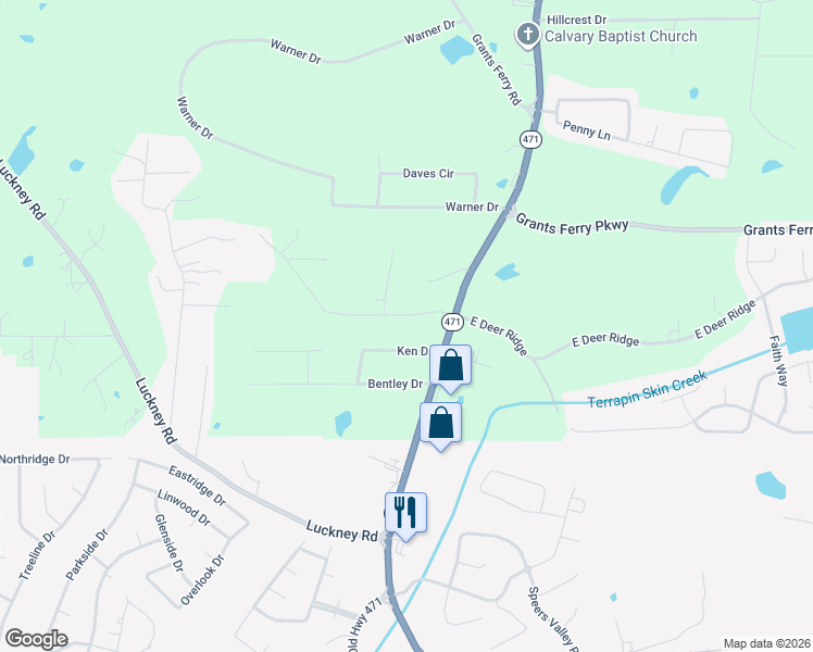 map of restaurants, bars, coffee shops, grocery stores, and more near 301 Tolleson Drive in Brandon