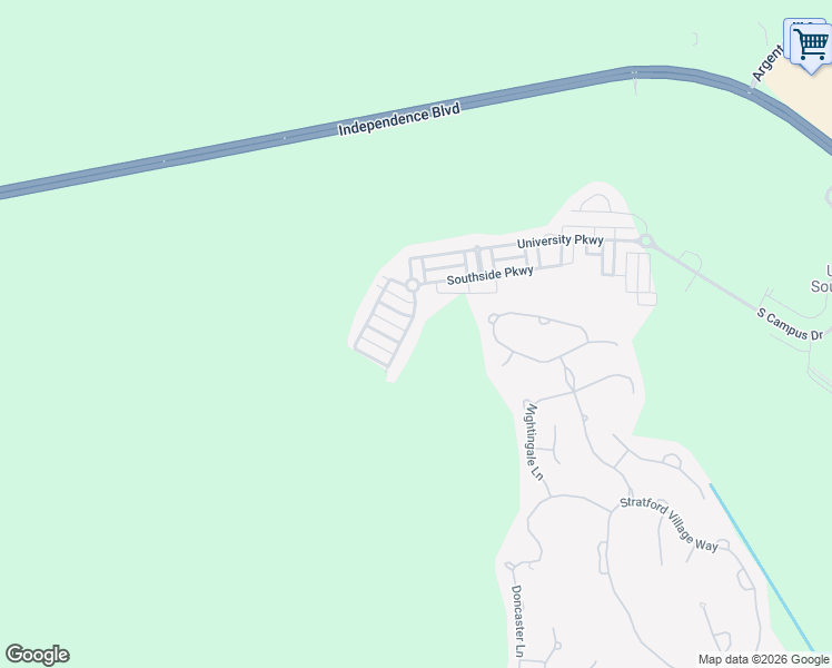 map of restaurants, bars, coffee shops, grocery stores, and more near 275 University Parkway in Bluffton