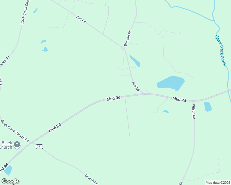 map of restaurants, bars, coffee shops, grocery stores, and more near 3865 Mud Road in Brooklet