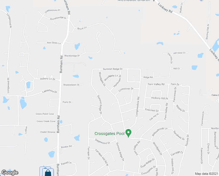 map of restaurants, bars, coffee shops, grocery stores, and more near 160 Woodgate Drive in Brandon